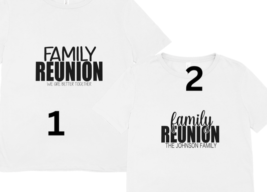 Family Reunion Shirts