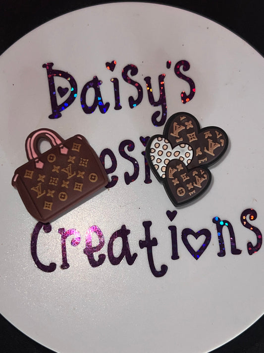 DESIGNER LV CROC CHARMS