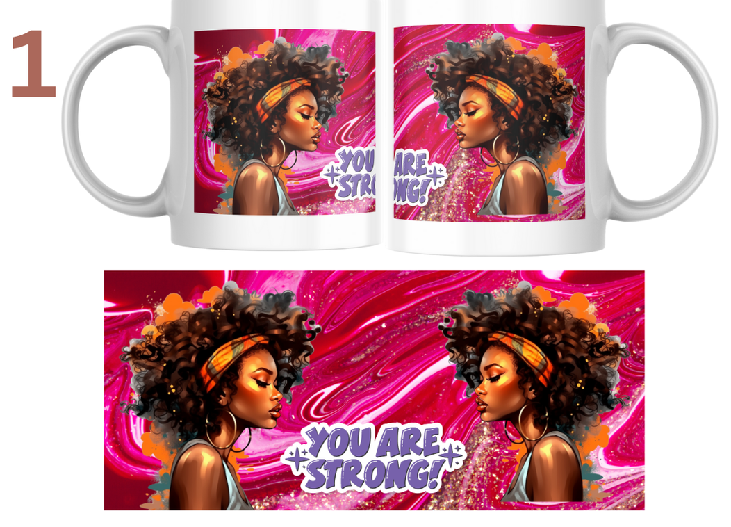 Melanin Woman Mugs
