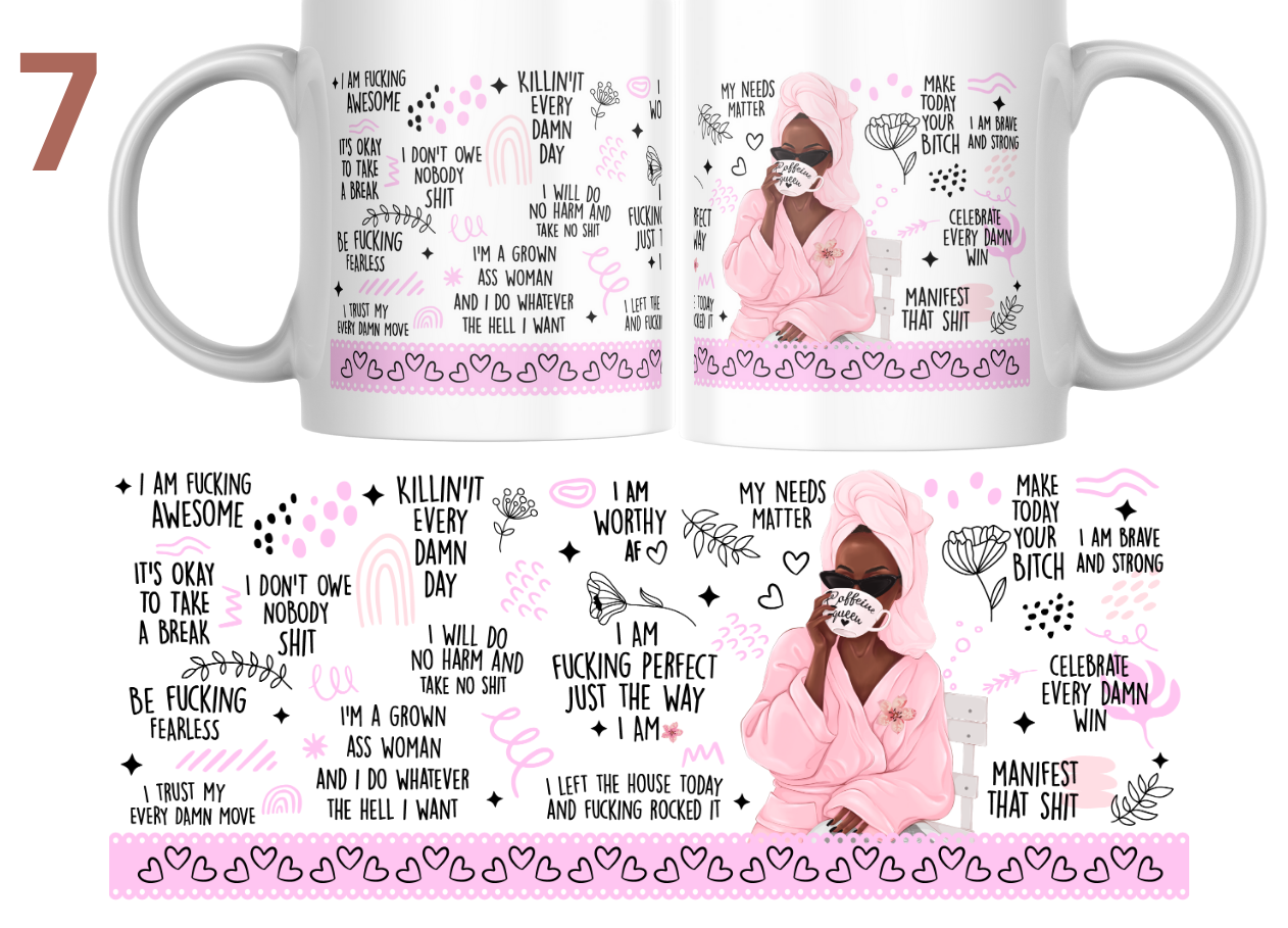 POTTY MOUTH AFFRIMATION MUGS