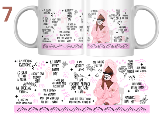 POTTY MOUTH AFFRIMATION MUGS
