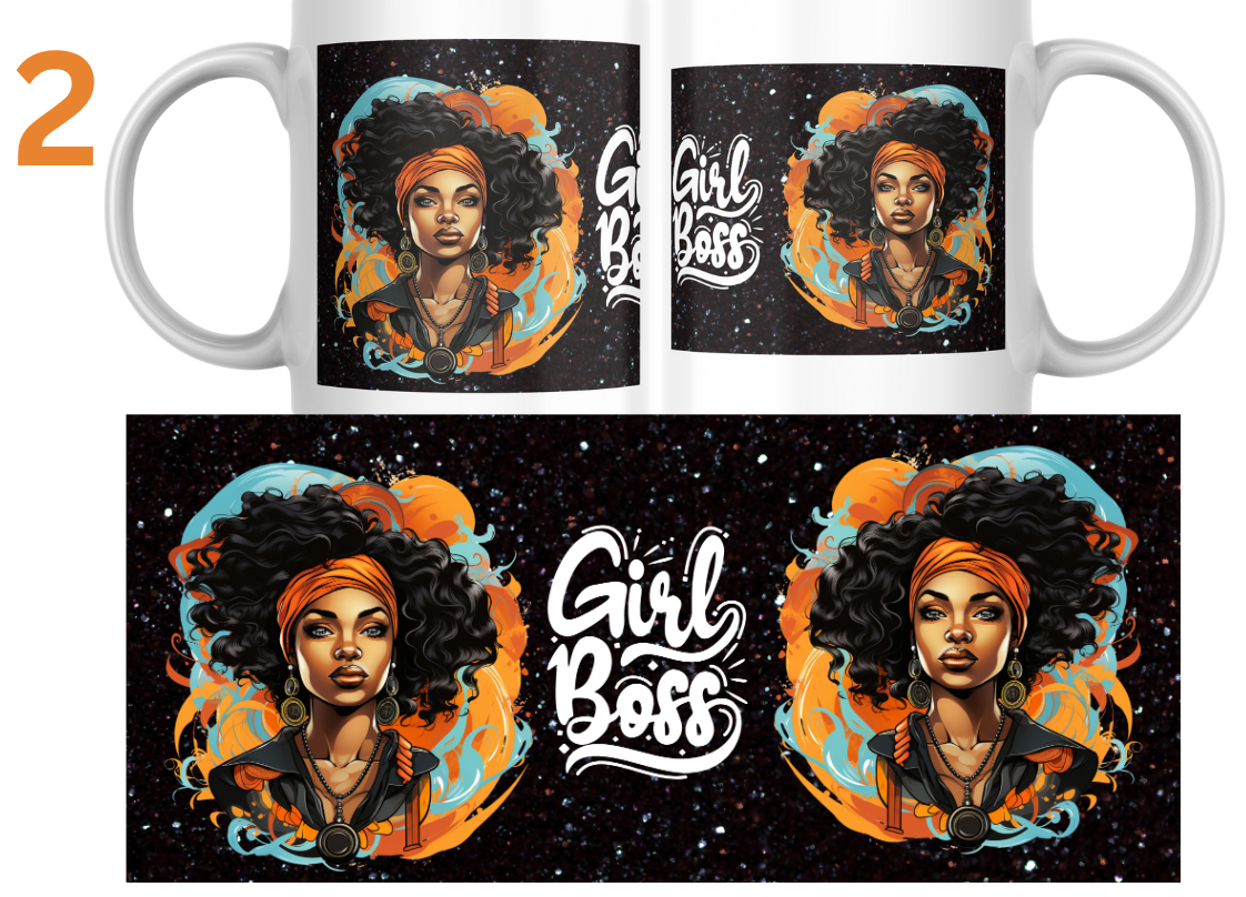 Melanin Woman Mugs