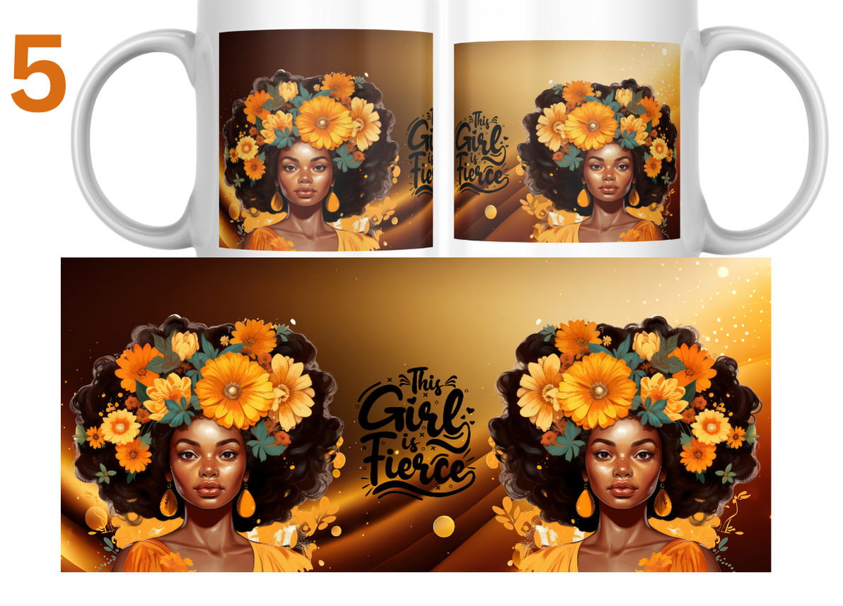 Melanin Woman Mugs