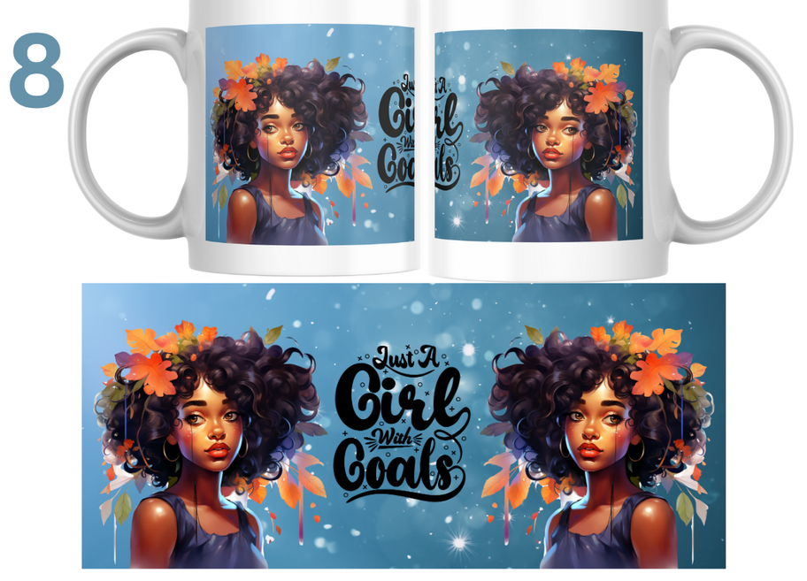 Melanin Woman Mugs