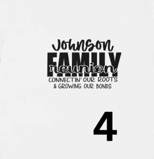 Family Reunion Shirts